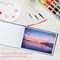 5.5" x 8.5" Watercolor Book (2 Pack, 76 Sheets Each) - 110lb (230 GSM) Linen-Bound Hardcover Artist Paper Pads - Acid-Free Cold-Pressed Watercolor Paper Pad Mixed Media